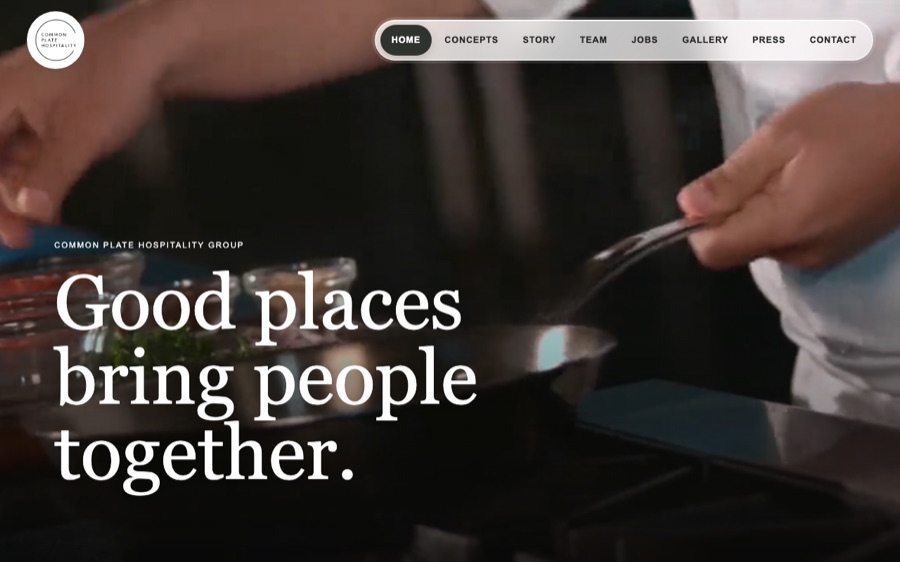 Common Plate Hospitality Group site preview